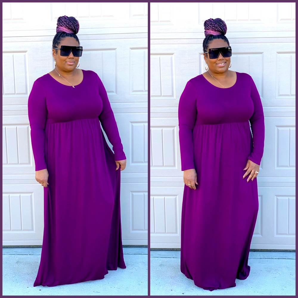 Plus Size Maxi Dress (LAST AVAILABLE)